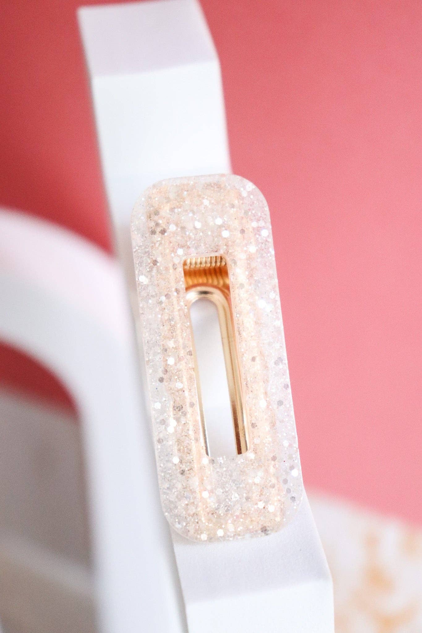 Barrette cheveux paillettes argent - Autours Madame