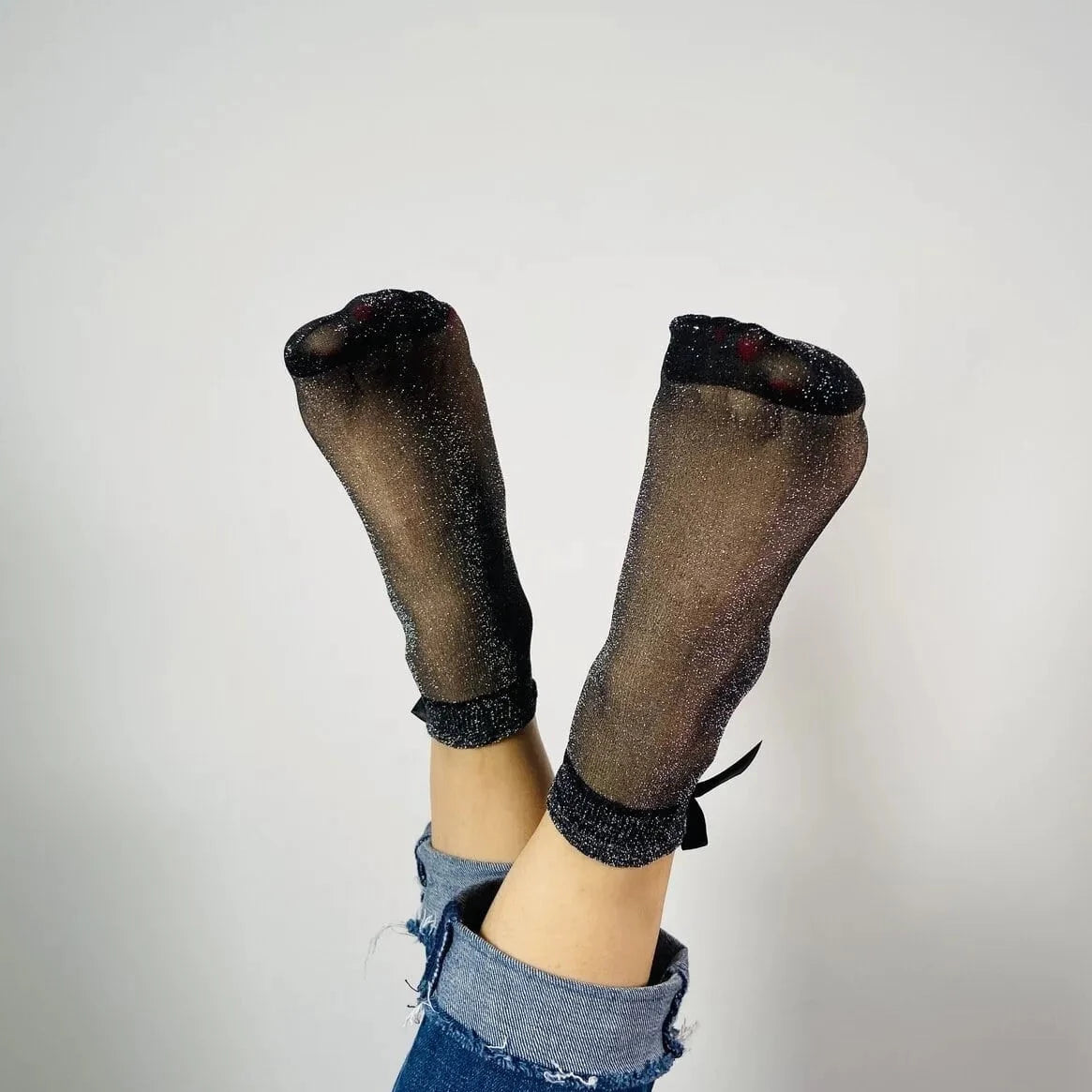 Chaussettes Sandrine à paillettes - Autours Madame