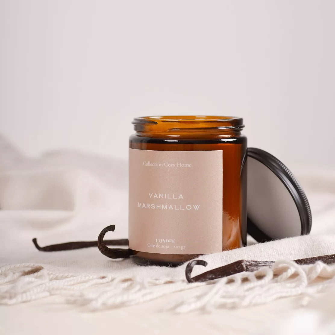 Bougie parfumée vanille et guimauve