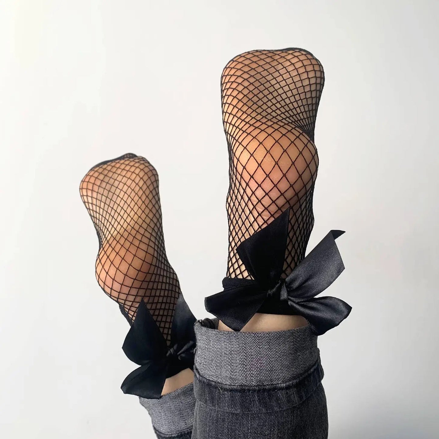 Chaussettes / Socquettes Chloé résille Noire - Autours Madame