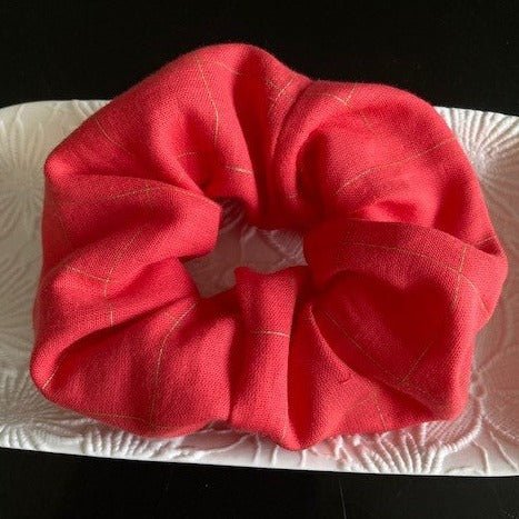 Chouchou gaze de coton Rouge - Autours Madame