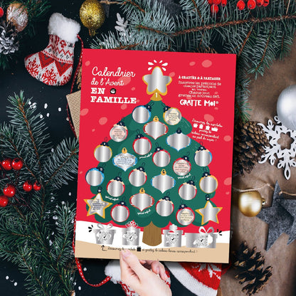 Calendrier de l'avent 2023 à gratter - Autours Madame