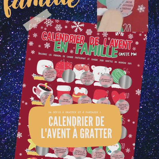 Calendrier de l'avent Famille