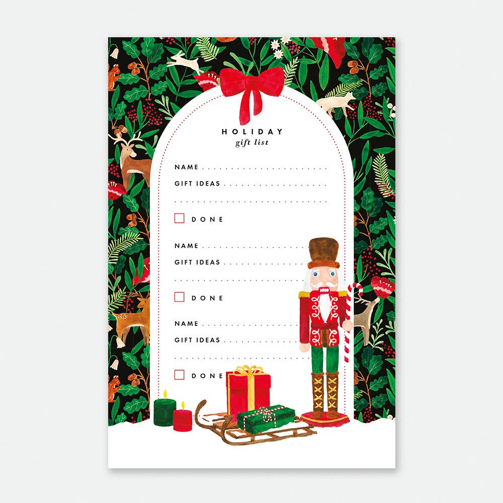 Bloc-notes LISTE DE NOËL - Autours Madame