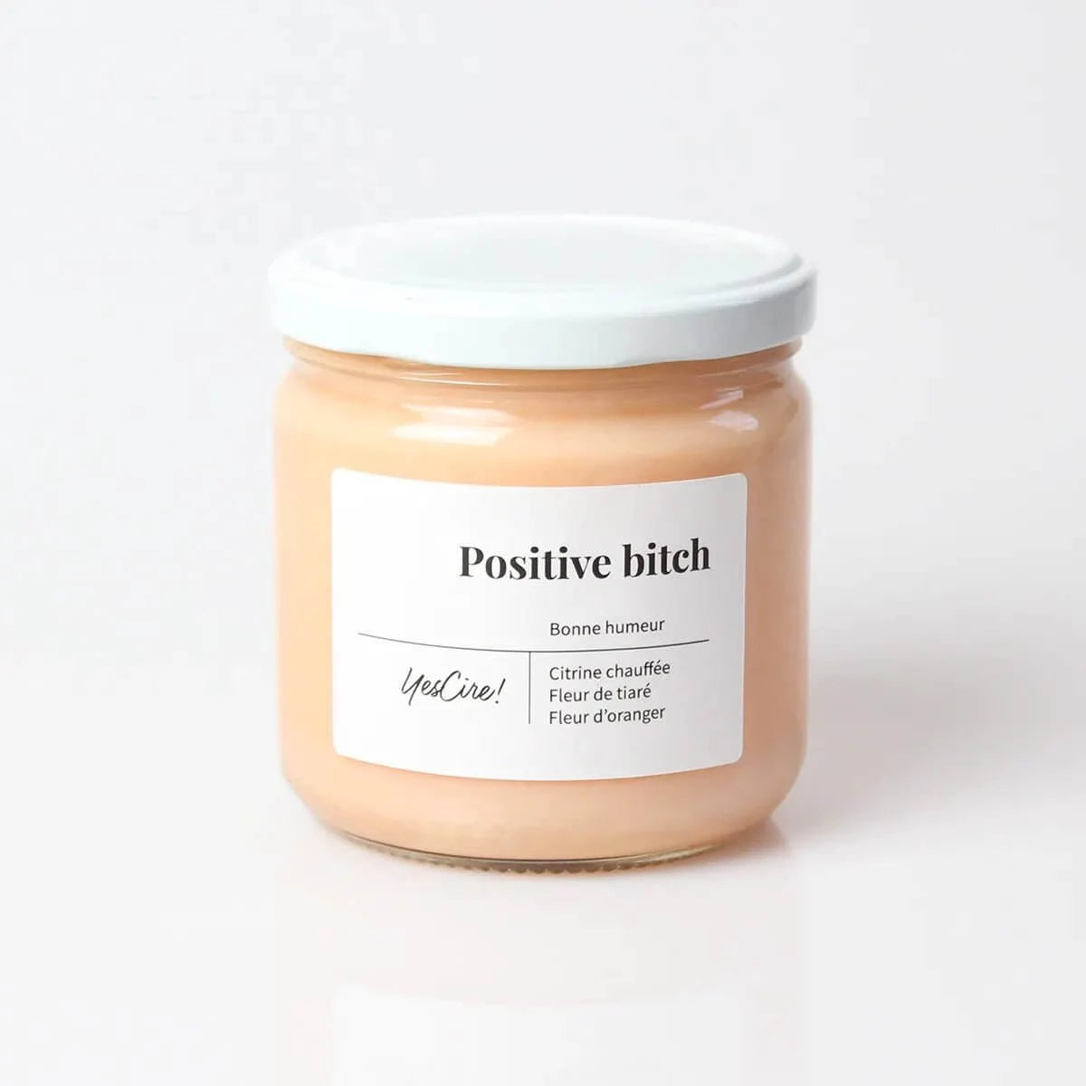 Bougie lithothérapie - Positive Bitch "bonne humeur" - Autours Madame